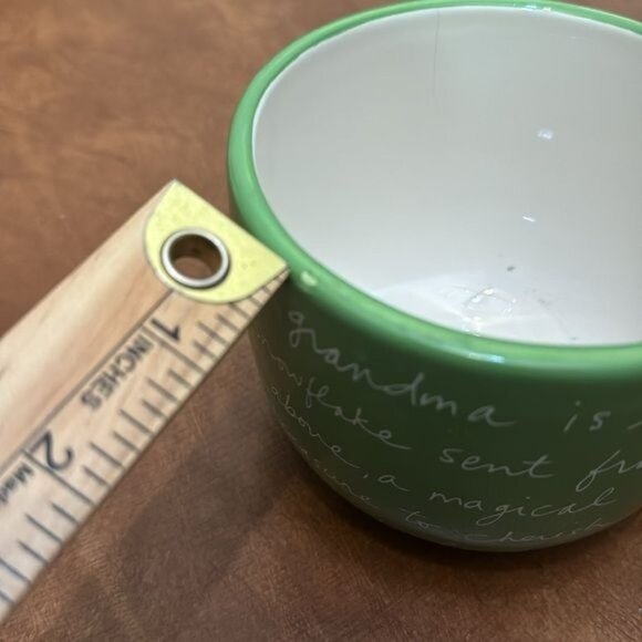 Sandra Magsamen Grandma Sent From Above Green Ceramic Mug - Picture 7 of 7